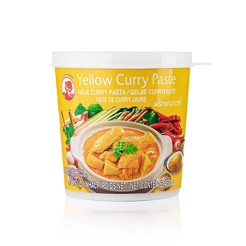 Currypasta, gul, Cock Brand, 400 g