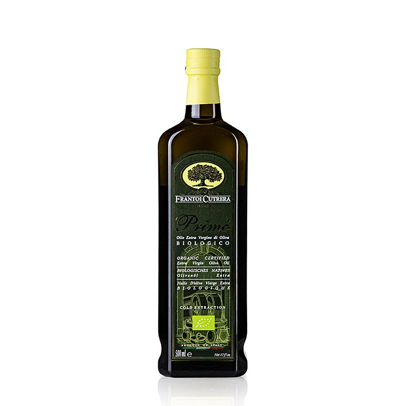 Ekstra jomfruolivenolie, Frantoi Cutrera Primo, Sicilien, økologisk, 750 ml