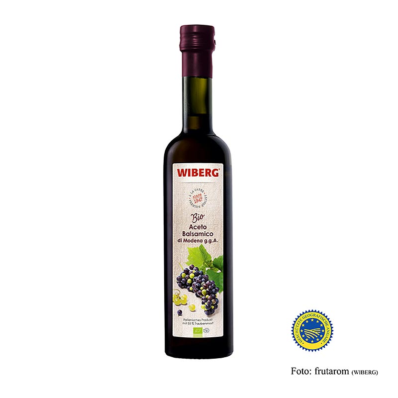 Wiberg Aceto Balsamico di Modena g.g.A, 6 % syre, økologisk, 500 ml
