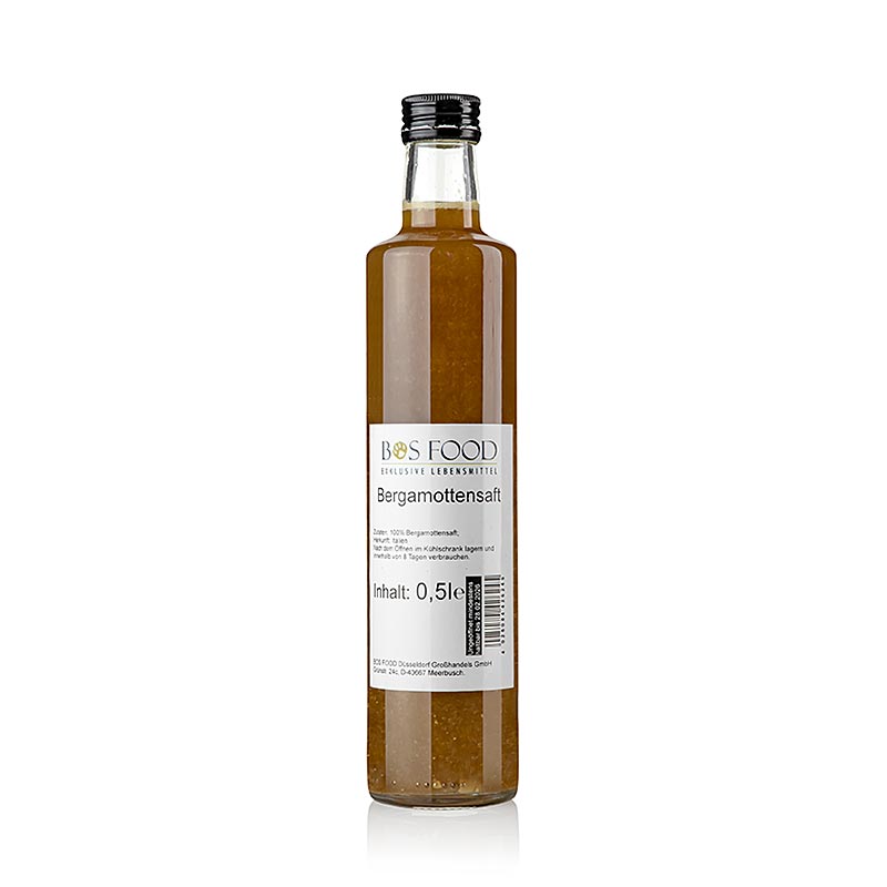CHEF FOOD Bergamotjuice, naturlig og usødet, 500 ml