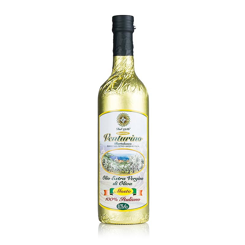 Ekstra jomfruolivenolie, Venturino, 100 % italienske oliven, 750 ml