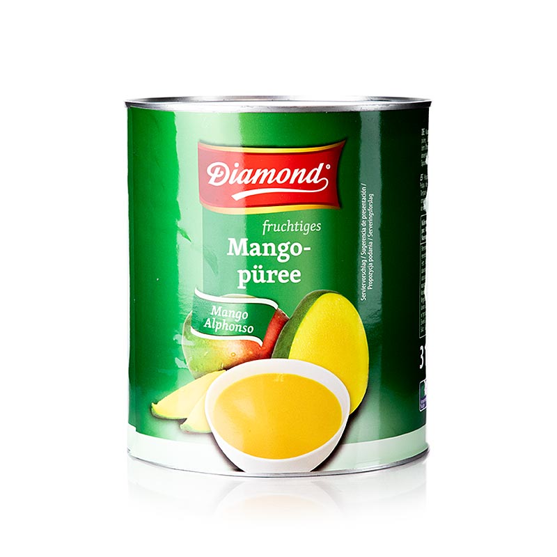 Mangopulp, tilsat sukker, Alphonso, Diamond, 3,1 kg