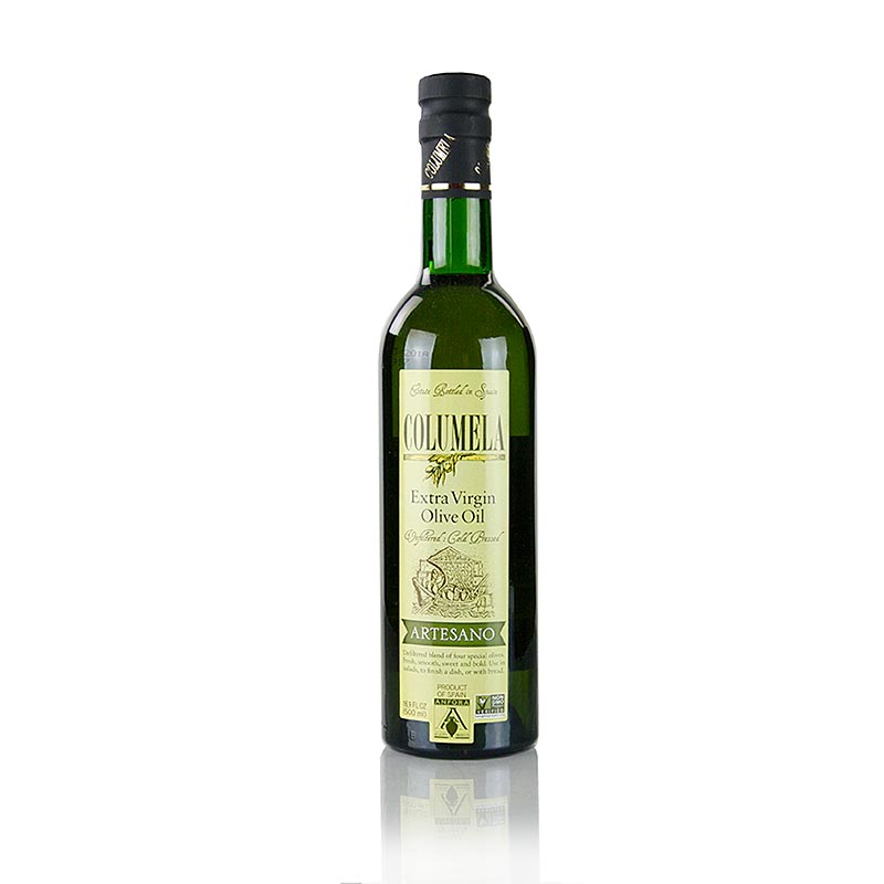 Ekstra jomfruolivenolie, Columela Cuvee Artesano, ufiltreret, 500 ml