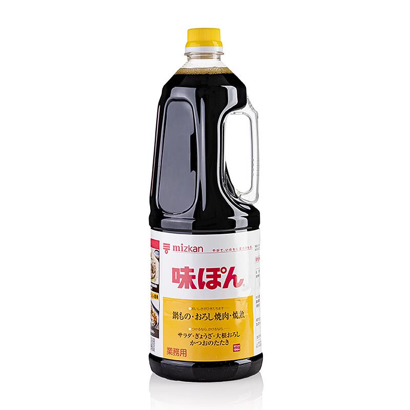 Ponzu Ajipon, med citrusfrugtsaft og eddike, Mizkan, Japan, 1,8 L