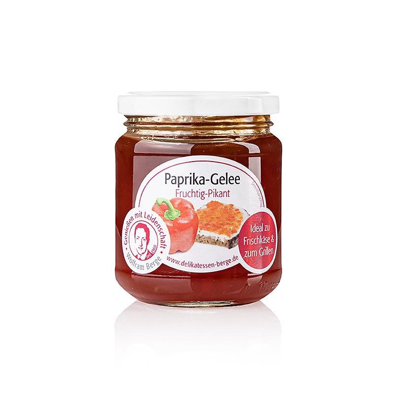 Paprikagelé, rød, sød-krydret, Wolfram Berge, 225 g