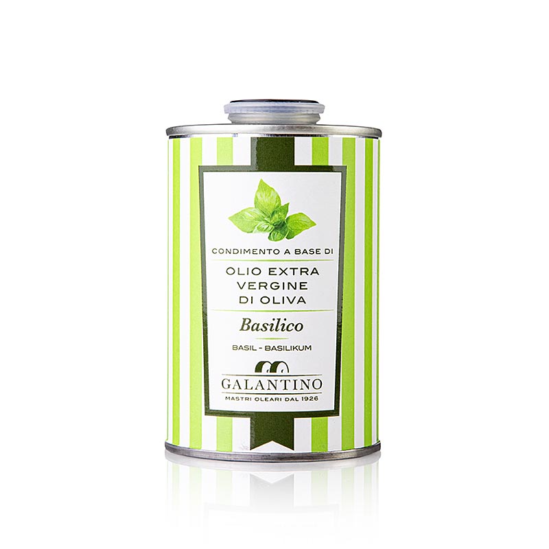 Ekstra jomfruolivenolie, Galantino aromatiseret med basilikum, 250 ml