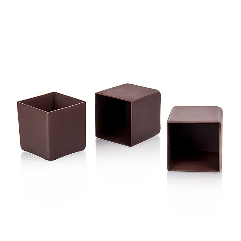 Chokoladeform – terninger, mørk, 41x41 mm, Michel Cluizel (23130), 600 g, 40 stk