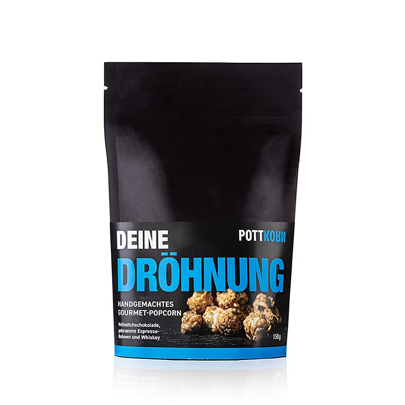Pottkorn - Din rus, popcorn med chokolade, espresso, whisky, 150 g