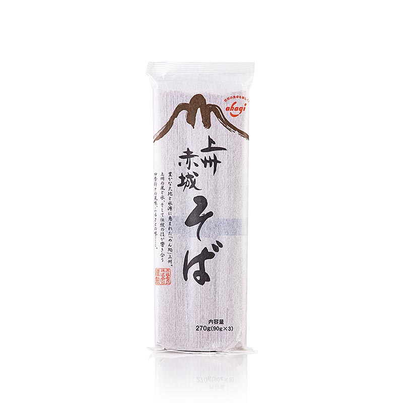 Soba-nudler, med boghvede- og hvedemel, mørke, 1 mm, 20 cm, 270 g