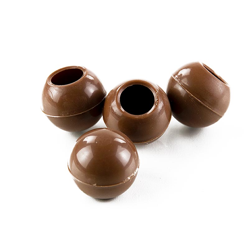 Hule trøffelkugler, mælkechokolade, ø 26 mm, Läderach, 1,644 kg, 567 stk