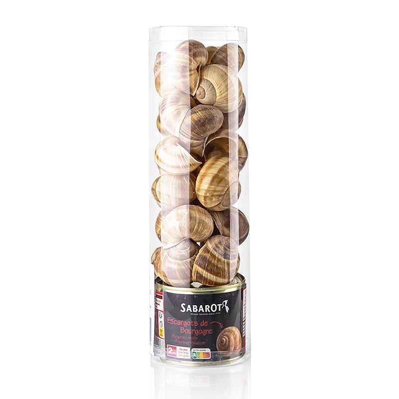Sneglesæt – Helix Pomatia, 24 stk. + 24 sneglehuse, 200 g, 24 stk.