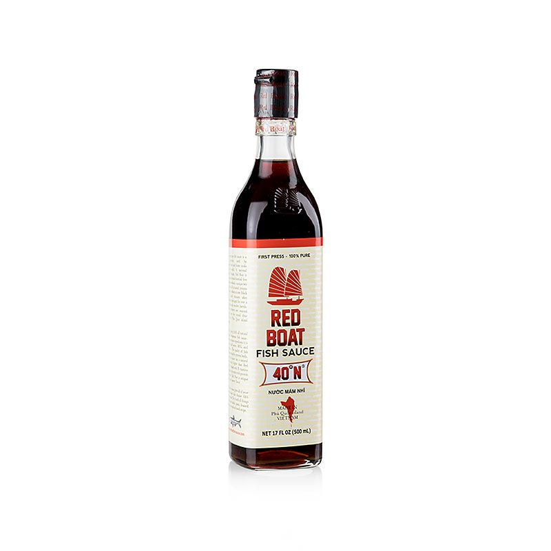 Fiskesauce, mørk, "Red Boat", Vietnam, 500 ml