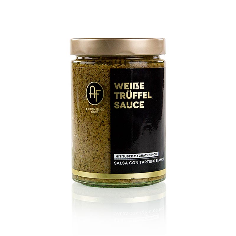 Trøffelsauce (SALSA Tartufata), med hvide trøfler (Tuber magnatum), Appennino, 500 g