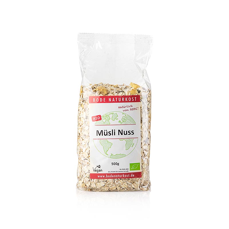 Müsli, med nødder, økologisk, 500 g