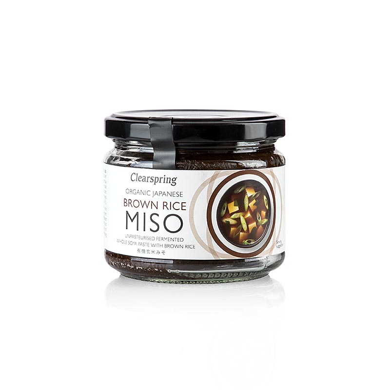 Organisk japansk brun ris-miso, brun misopasta, Clearspring, økologisk, 300 g