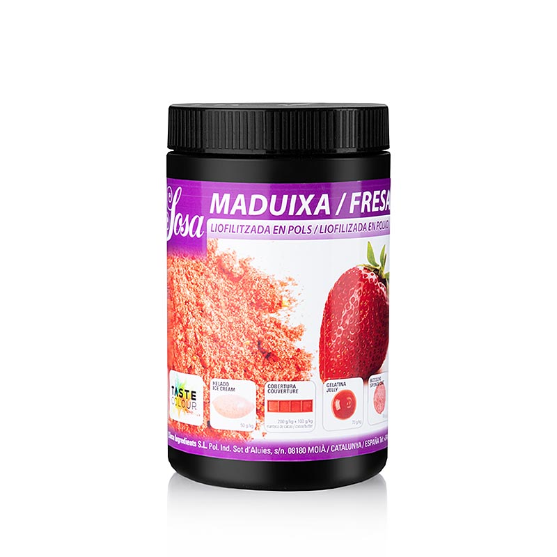 Sosa-pulver – jordbær, frysetørret (38650), 250 g