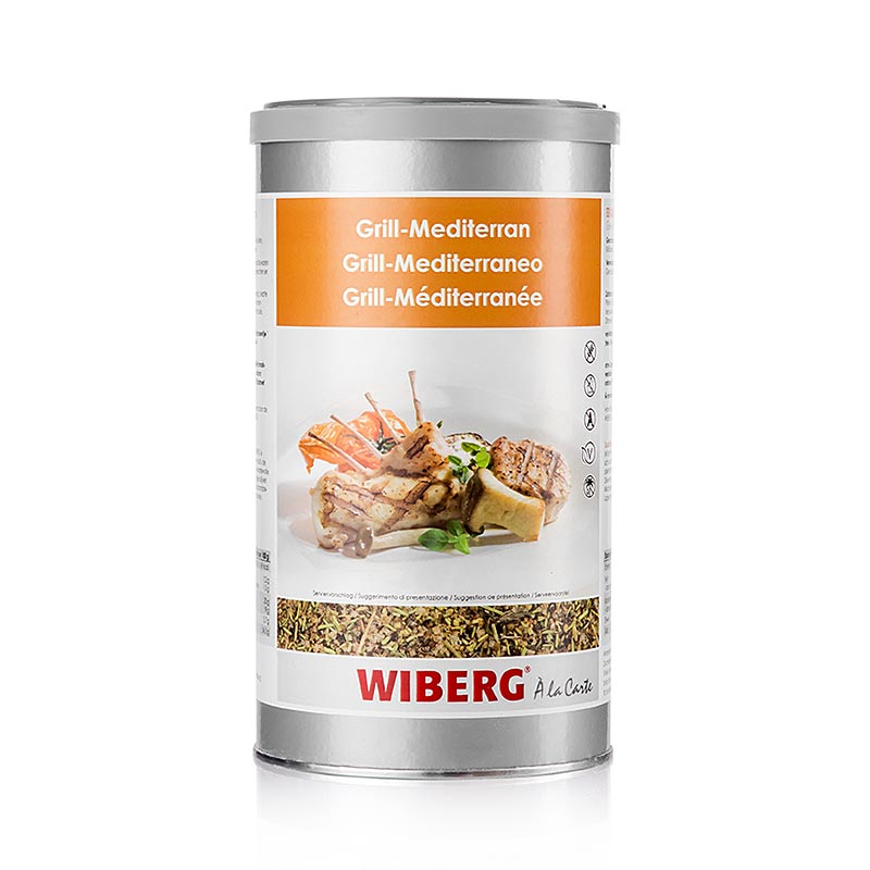 Wiberg krydderisalt Grill Mediterran, 540 g