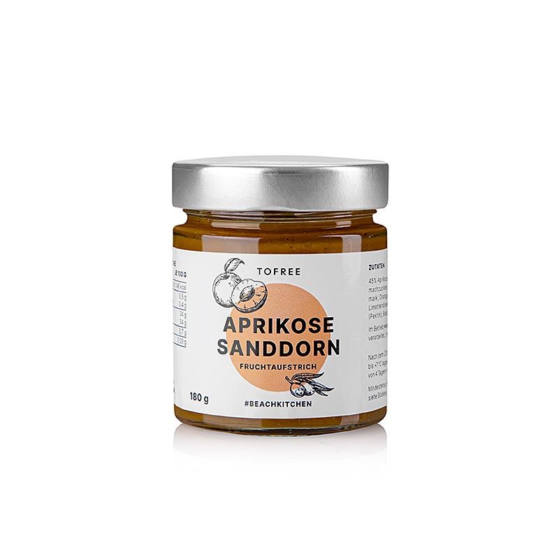 TOFREE-north - frugtsmør af abrikos og havtorn, 180 g