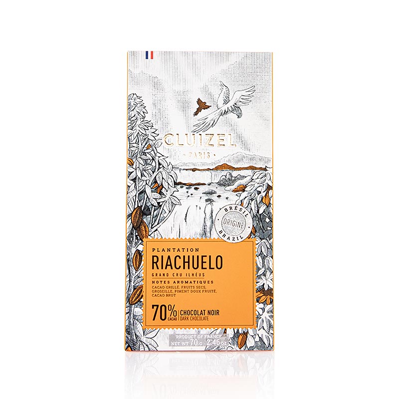 Plantagechokoladeplade Riachuelo, 70 % mørk, Michel Cluizel (12159), 70 g