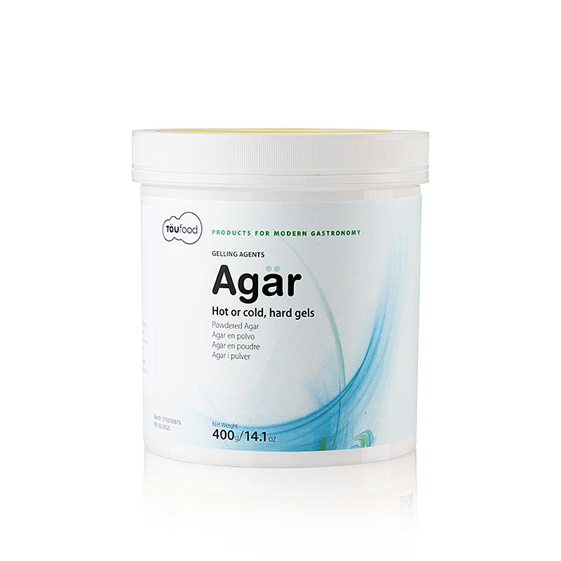 TÖUFOOD AGÄR, agar-agar geleringsmiddel, 400 g