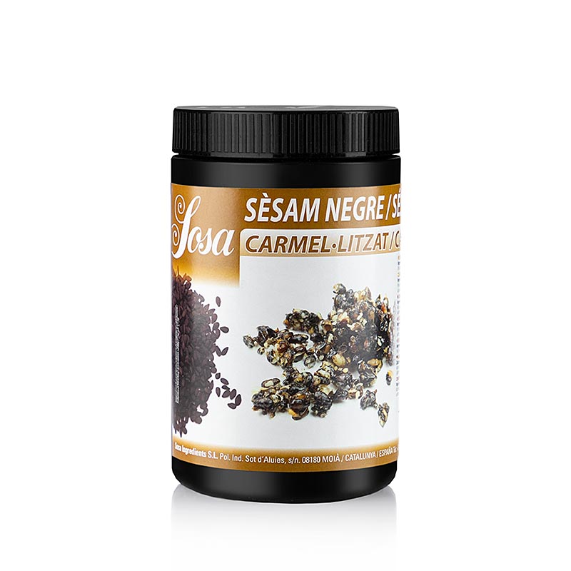 Sosa karamelliseret sesam, sort, hel (39479), 600 g