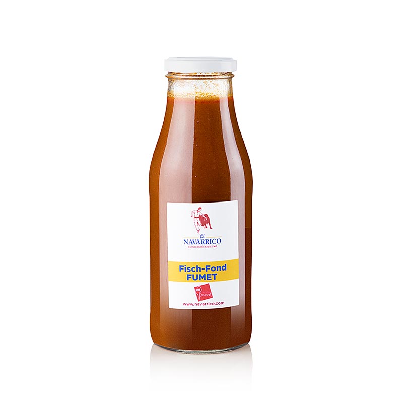 Fumet de Pescado – fisk- og skaldyrsfond (suppebase), Il Navarrico, 480 ml