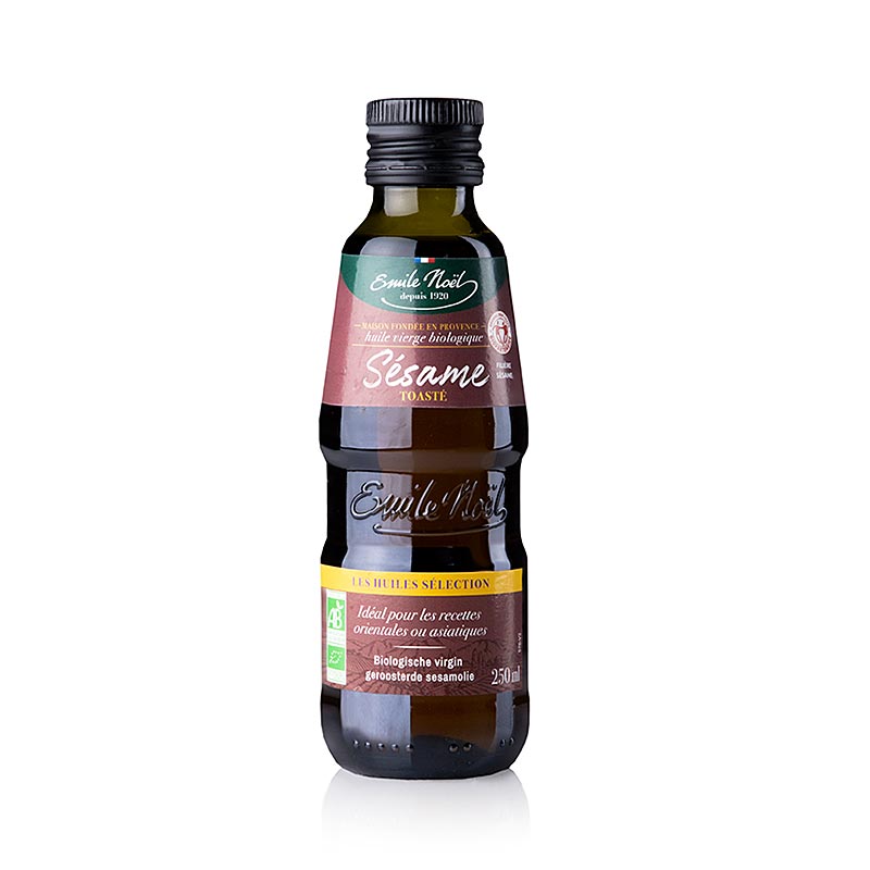 Sesamolie, ristet, Fairtrade, Emile Noel, økologisk, 250 ml