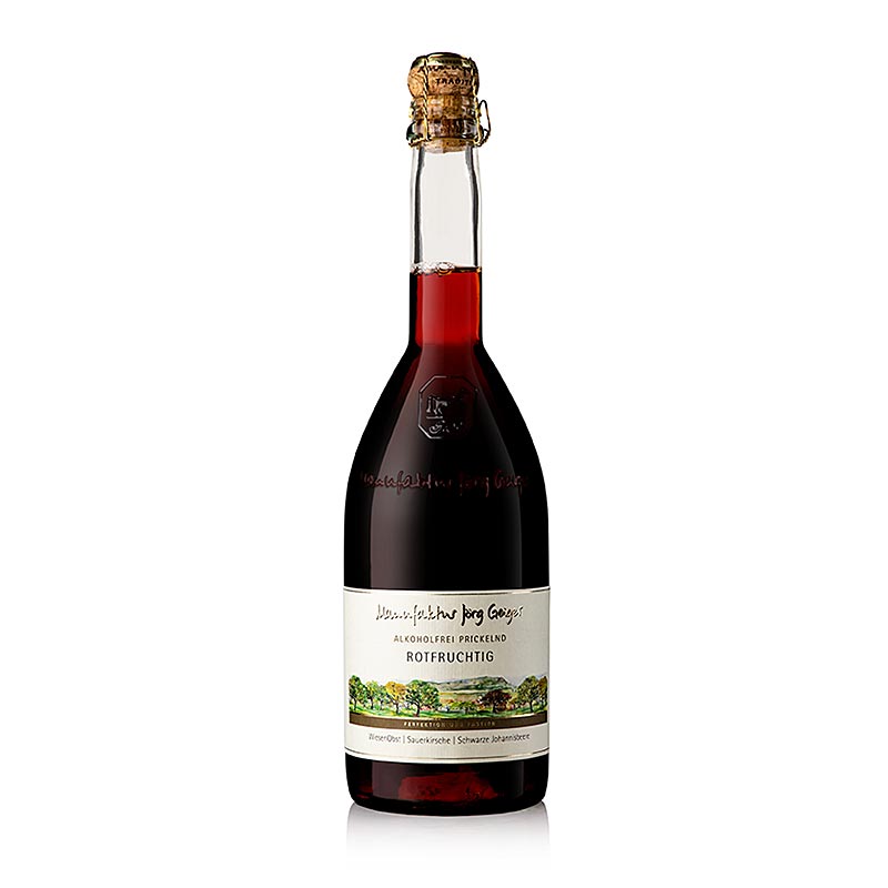 Jörg Geiger alkoholfri mousserende "rødfrugtig", 750 ml