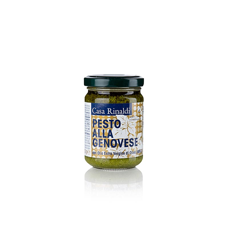 Pesto alla Genovese, basilikumsauce med ekstra jomfruolivenolie, Casa Rinaldi, 130 g