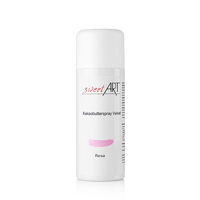Kakaosmørspray, fløjlseffekt, lyserød, Sweet Art, 400 ml