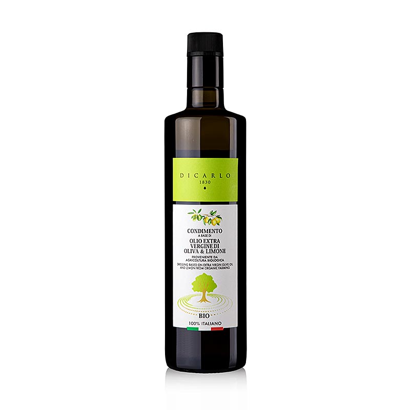 Ekstra jomfruolivenolie Di Carlo, med citron, økologisk, 750 ml