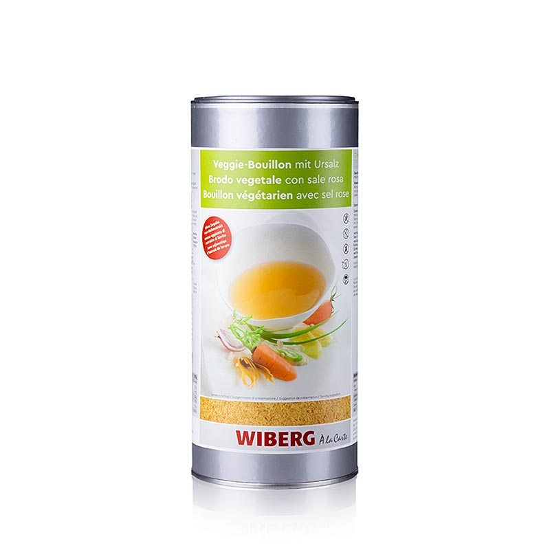 Wiberg Veggie-bouillon med ur-salt, vegetabilsk, (281116), 1,2 kg