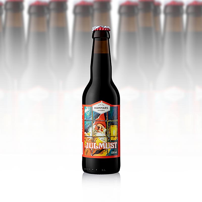 Hammars Julmust - forfriskningsdrik med maltsmag, Sverige, 4,62 l, 14 x 330 ml