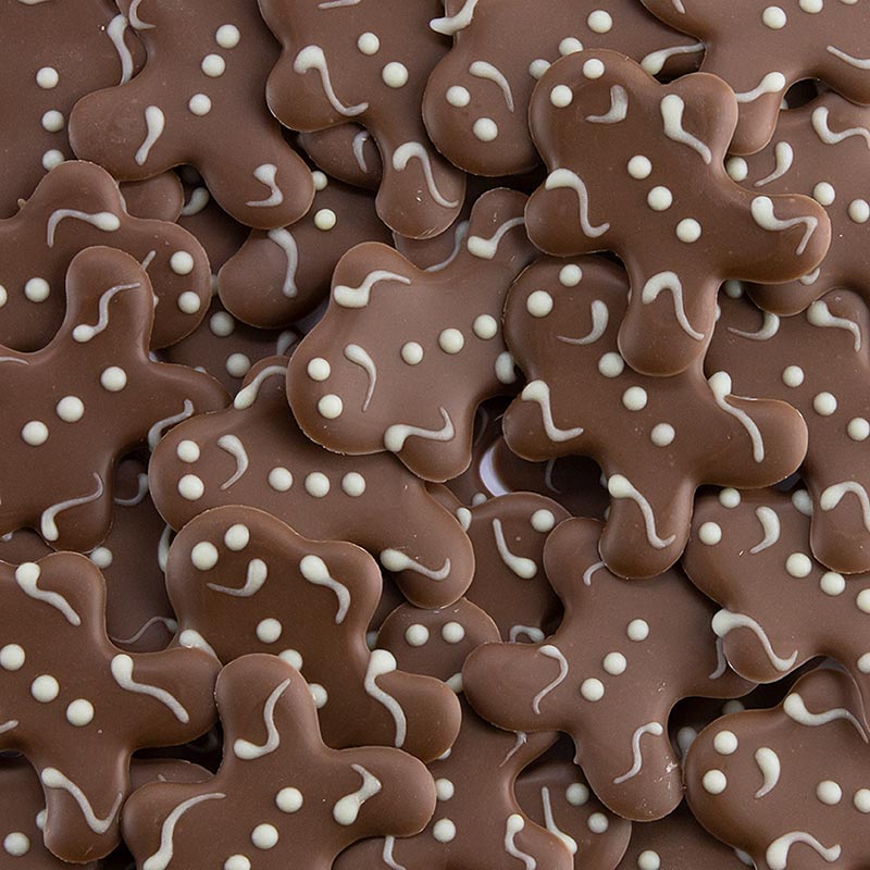 Chokoladedekoration "Gingerbread couple", Dobla (77214), 280 g, 200 stk