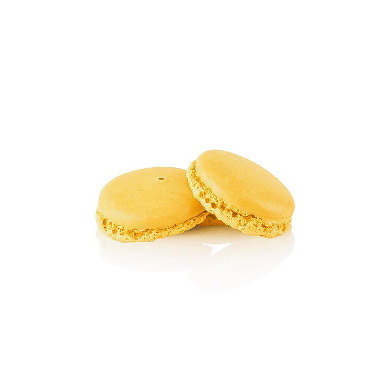 Macaronhalvdeler, gule, ufyldte, Ø 3,5 cm, 921 g, 384 stk.