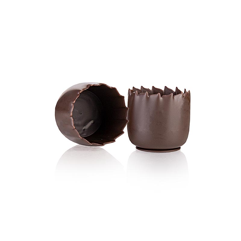 Chokolade Thimble Cup Dark, ø2,5 cm, H 2,5 cm, Dobla (18115), 302 g, 72 stk