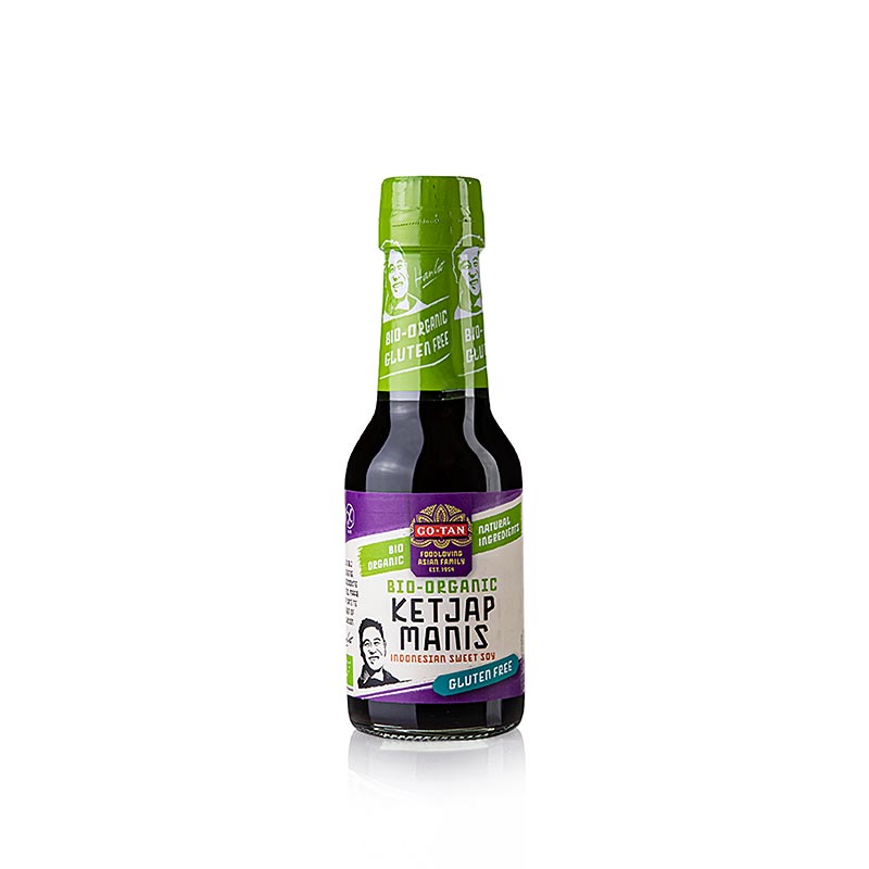 Soja-Ketjap Manis, sød, glutenfri, Go-Tan, økologisk, 145 g