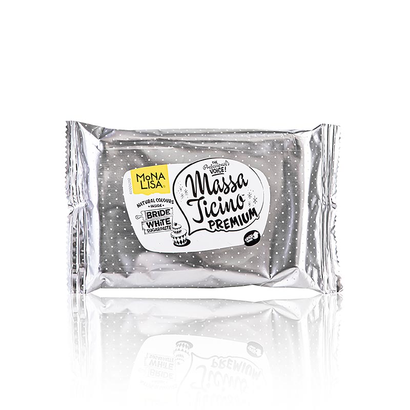 Massa Ticino kagepynt, Bride White (hvid), tropica, 250 g