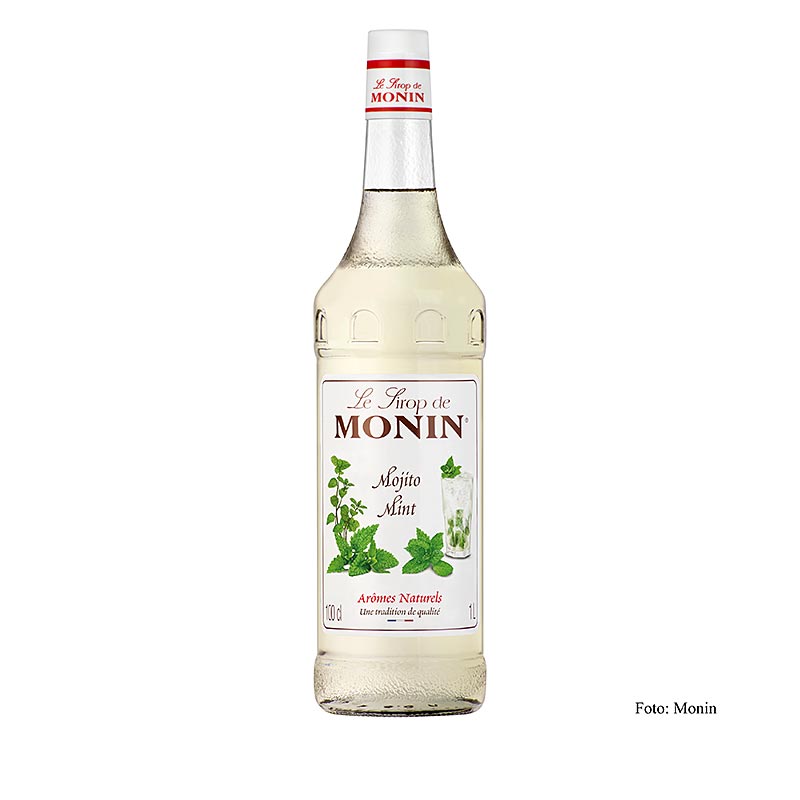 Monin Mojito-mynte-sirup, hvid (med romsmag), 1 l