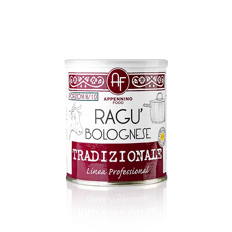 Ragù tradizionale alla bolognese – traditionel bolognesesauce, Appennino, 800 g