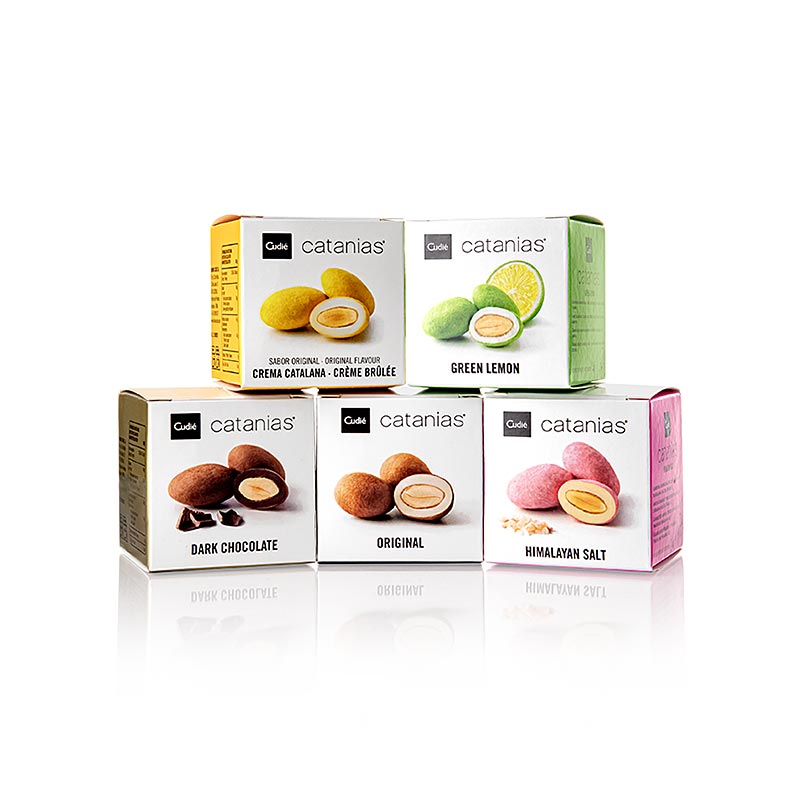 Catanies Collection Box, spanske mandler i 5 varianter, Cudie, 175 g, 5 x 35 g