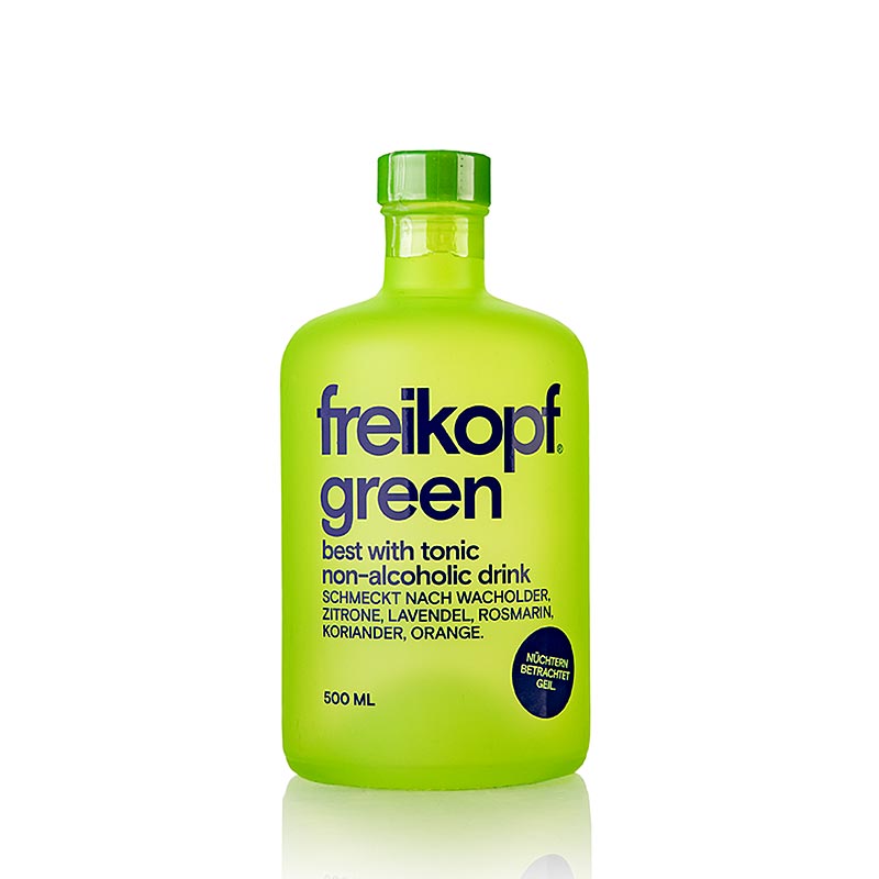 Freikopf - green best with tonic, alkoholfri, 500 ml