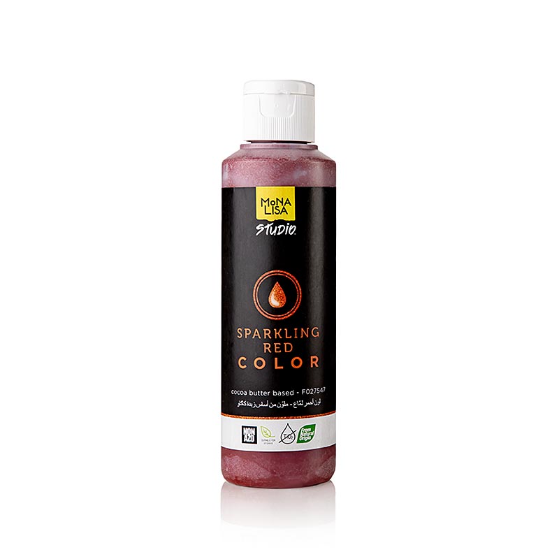 Kakaosmør, sparkling red (rødt glitrende), IBC, 245 g