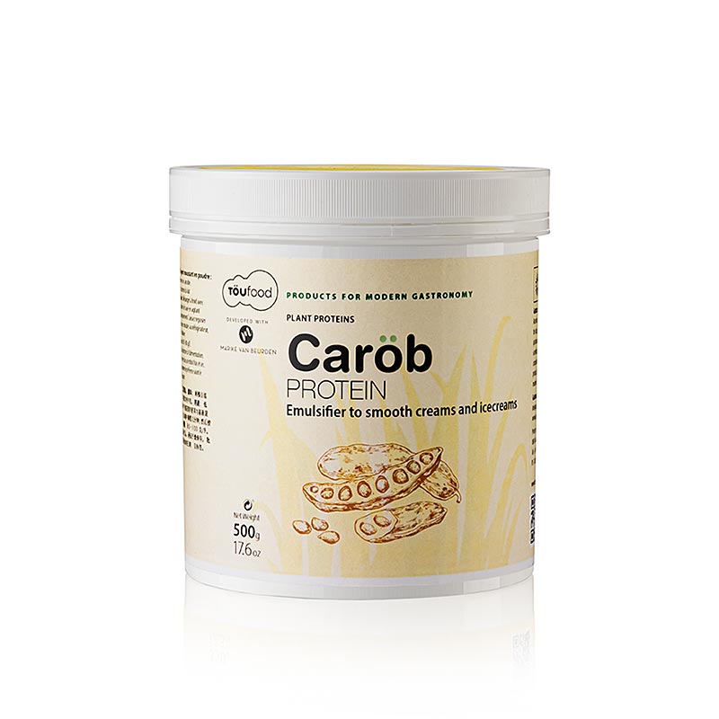 CAROB PROTEIN, johannesbrødprotein, 500 g, TÖUFOOD, 500 g