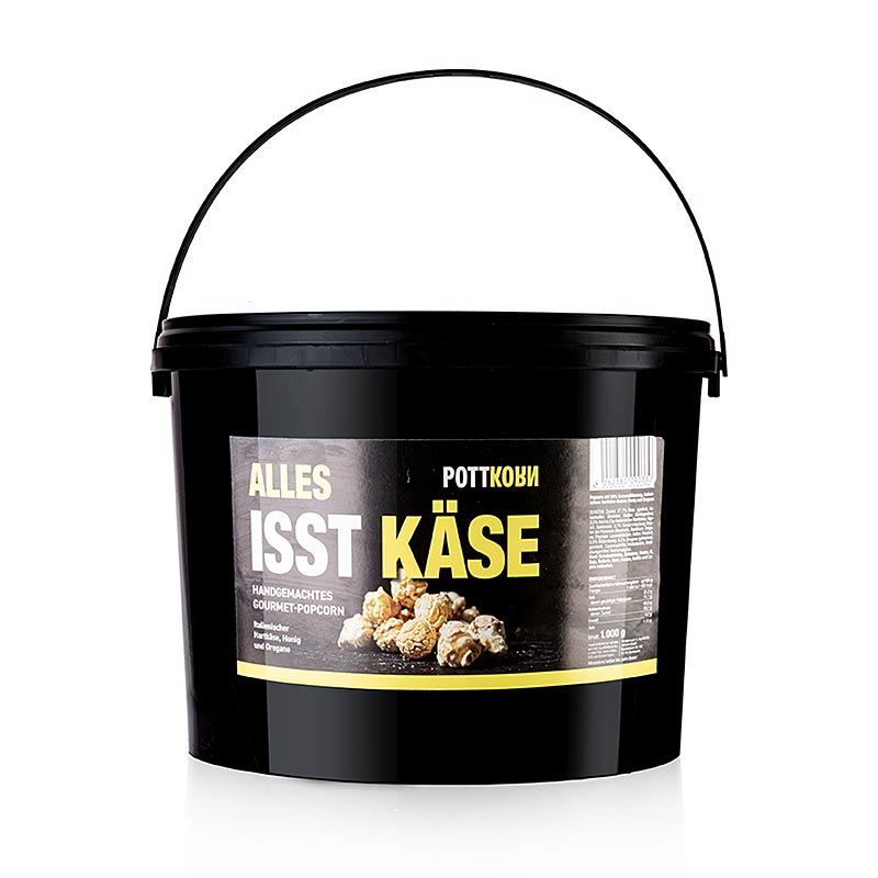 Pottkorn – Alles Isst Käse, popcorn med hård ost, honning og oregano, 1 kg