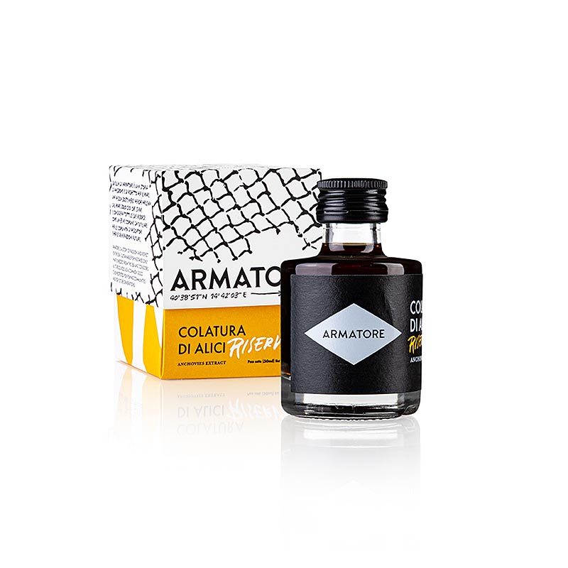 Colatura di Alici di Cetara, ansjosesauce, Armatore, 50 ml