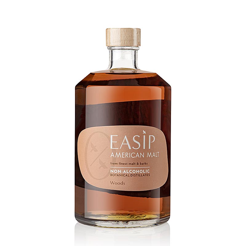 EASIP WOODS Non Alkoholic Botanical Distillates malt & barks, alkoholfri, 700 ml