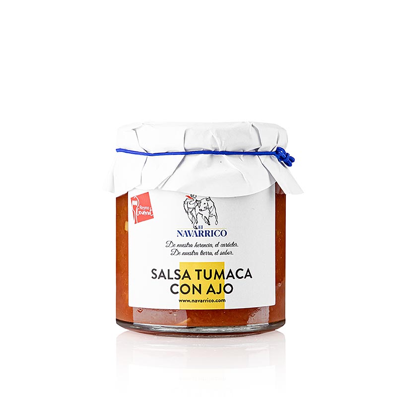Salsa Tumaca con Ajo, tomatsauce med hvidløg, Navarrico, 230 g
