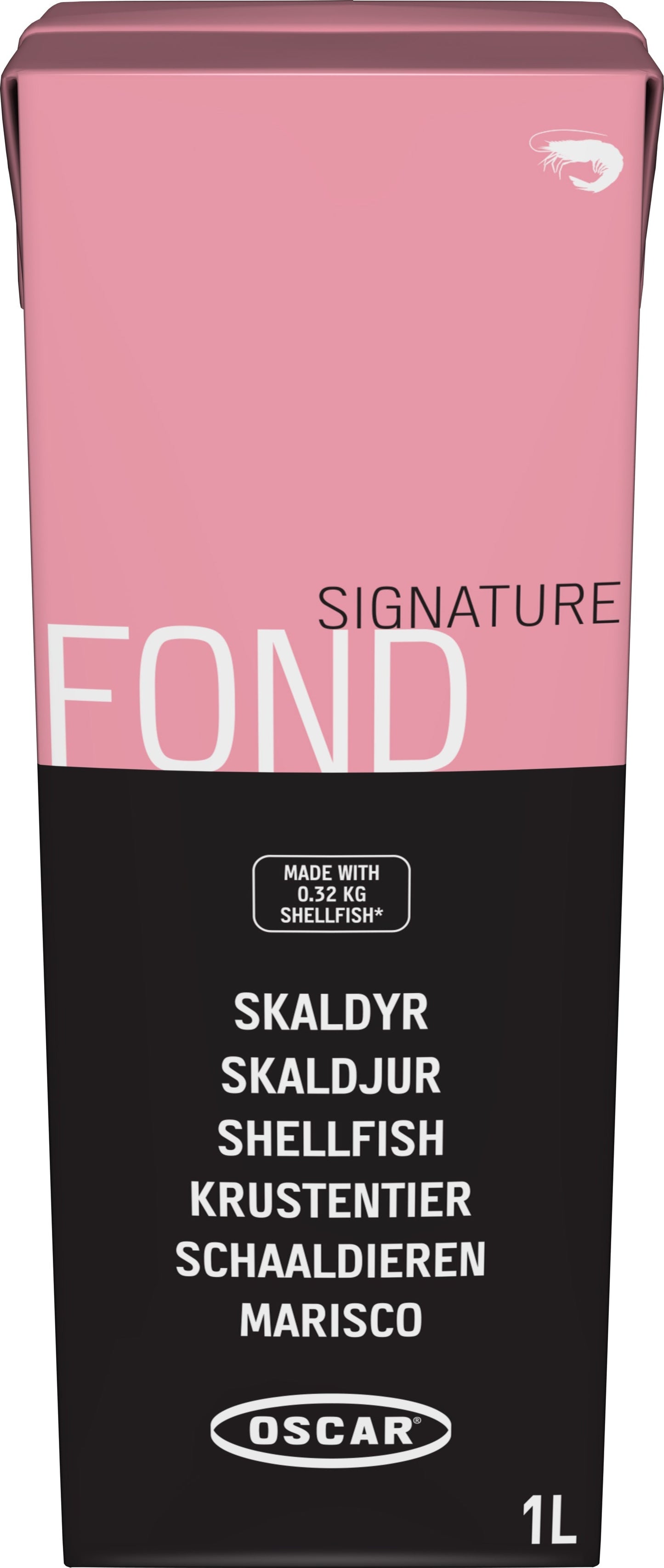 Oscar Signatur skaldyrsfond, flydende, klar til brug, 1 l