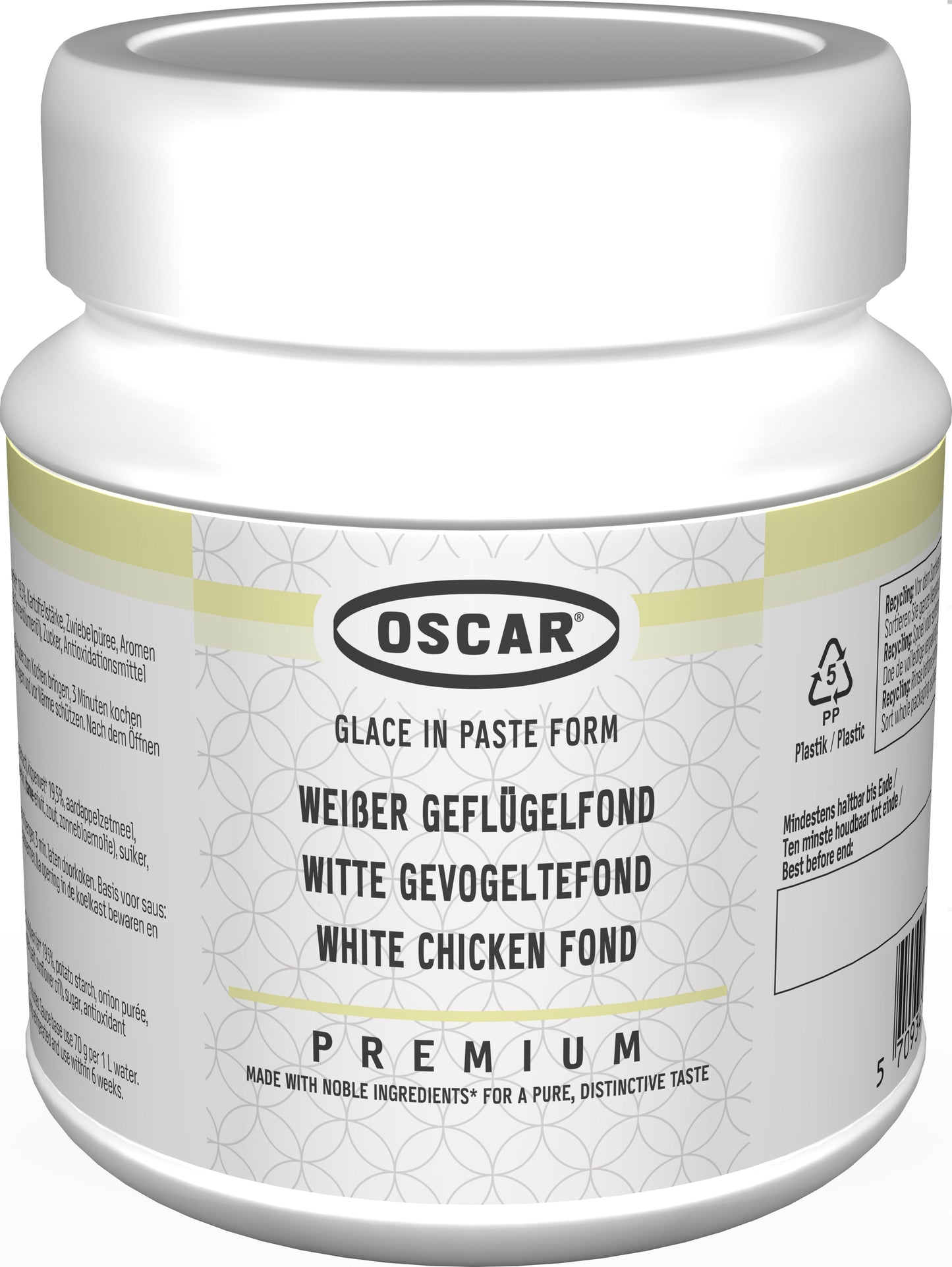 Oscar Premium fjerkræfond, pastaform (til ca. 15 l), 630 g